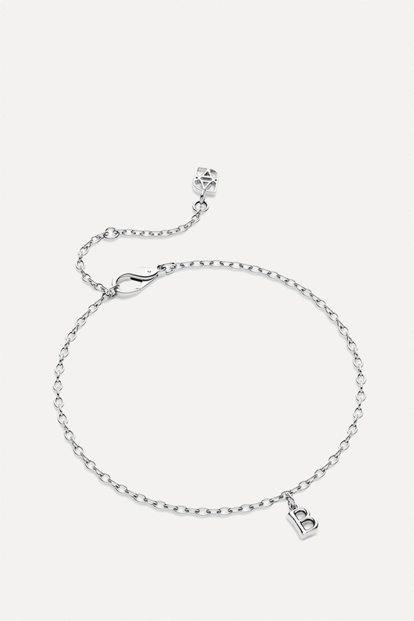 Fine Molten Initial Bracelet