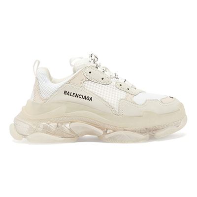 Triple S Leather & Mesh Trainers from Balenciaga