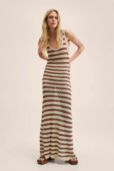 Striped Jersey Dress from Mango