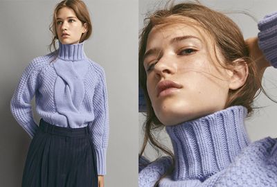 Cable-Knit Front Sweater, £139