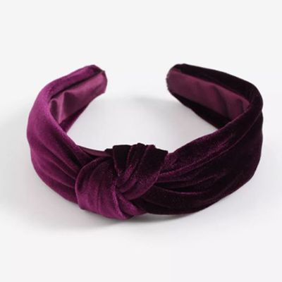 Velvet Knot Headband from Topshop