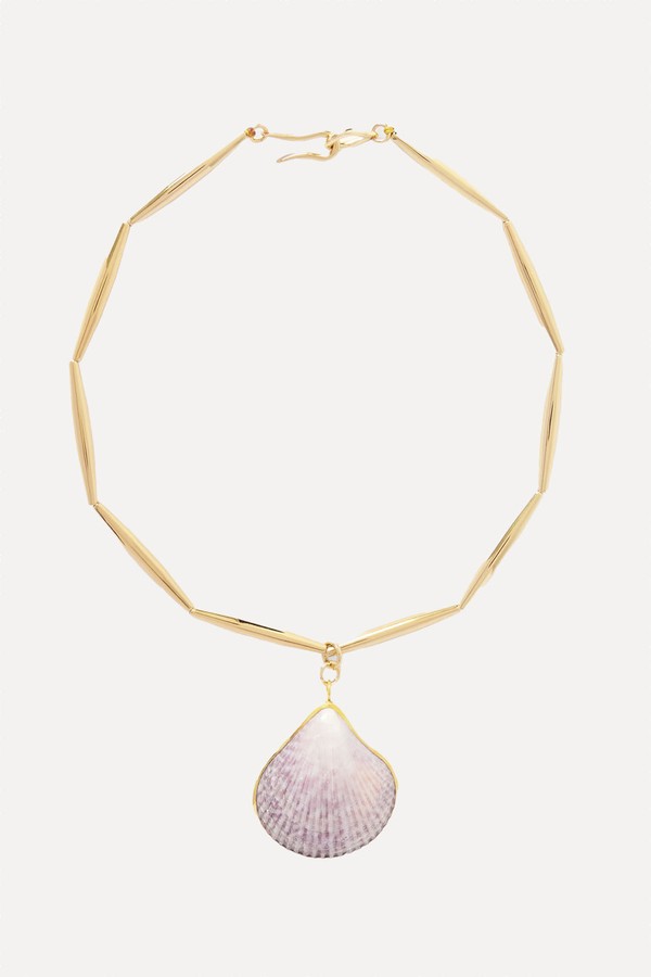 Lumia Theia Shell Necklace from TOHUM