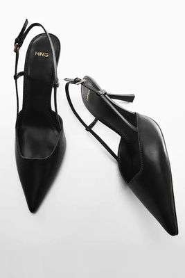 Sling Back Leather Shoes