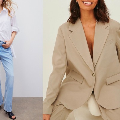 Look We Love: A Blazer & Long Jeans