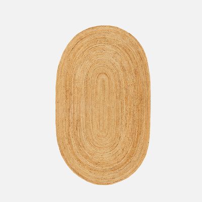 Eternal Oval Jute Rug from Ferm Living 