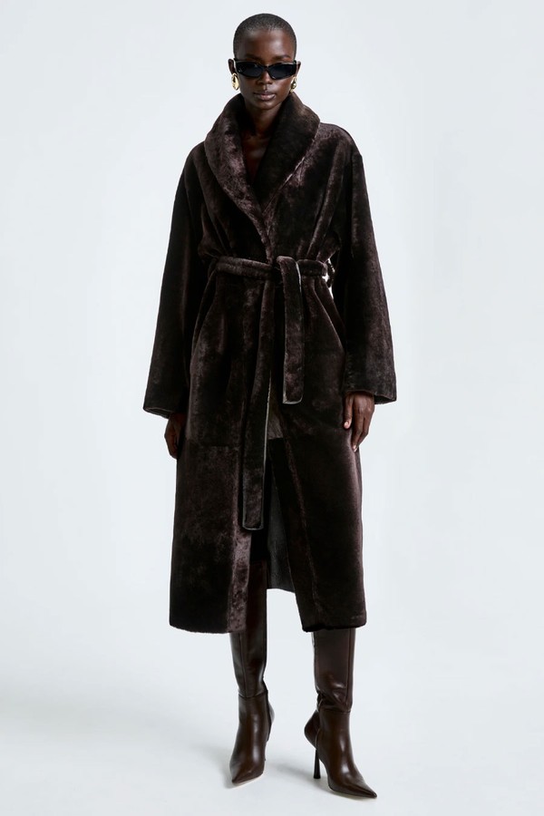 Imnai Plush Elegance Coat from Nour Hammour
