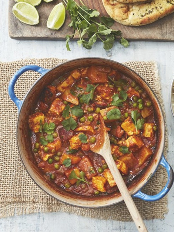 Paneer, Potato & Coconut Curry
