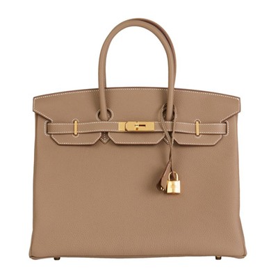 2018 Hermès Etoupe Togo Leather Birkin from Hermès 