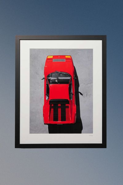 Framed 2015 Ferrari 512 BB Print, £175.50 | Sonic Editions