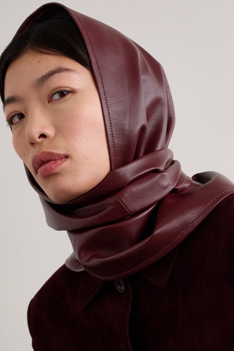 Leather Headscarf from Nour Hammour