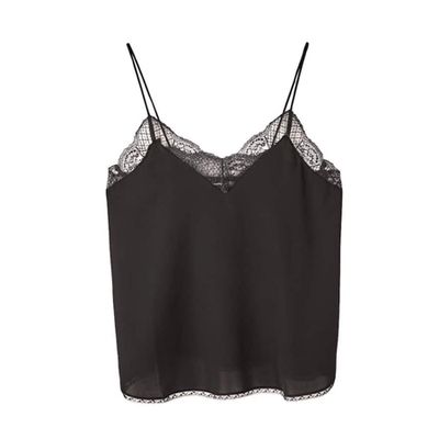 Camisole Top with Lace Trim from Stradivarious