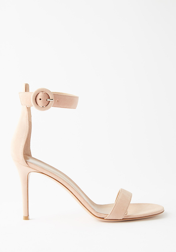 Portofino 85 Suede Sandals from Gianvito Rossi