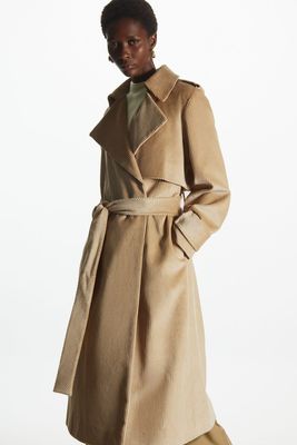 Relaxed-Fit Corduroy Trench Coat from COS