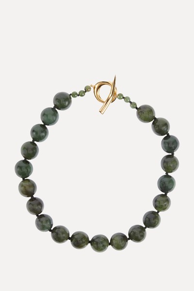 Boule Medium Beaded Jade Necklace from Sophie Buhai