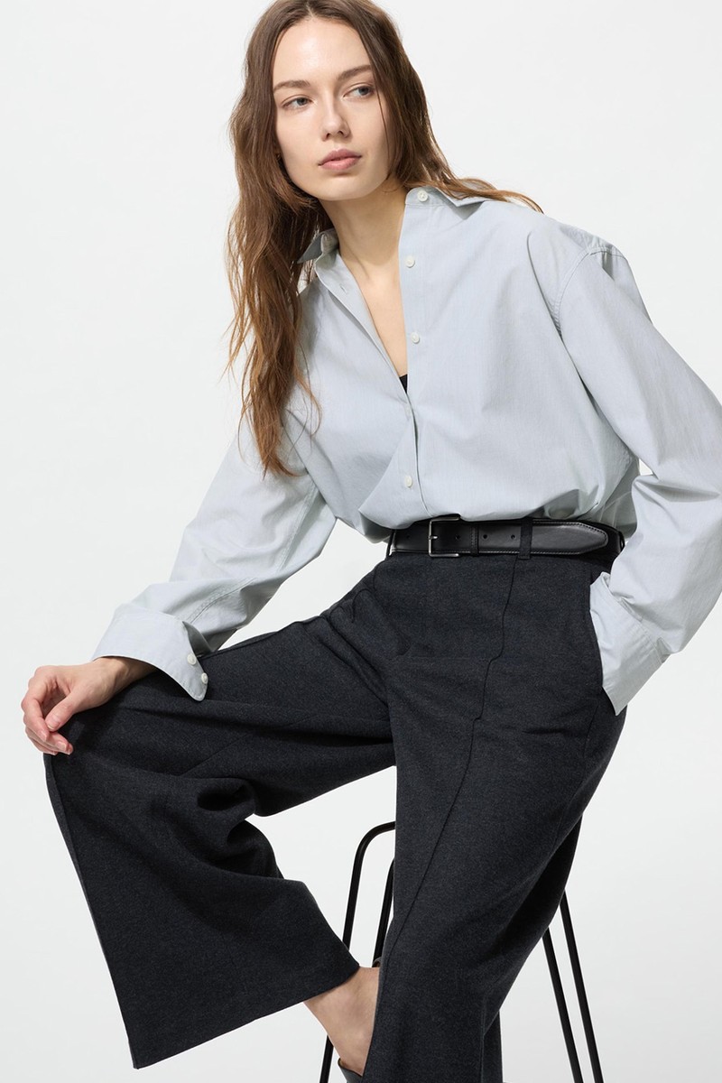 Brushed Jersey Wide Trousers