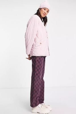 Quilted Ovoid Shirt Jacket from Topshop
