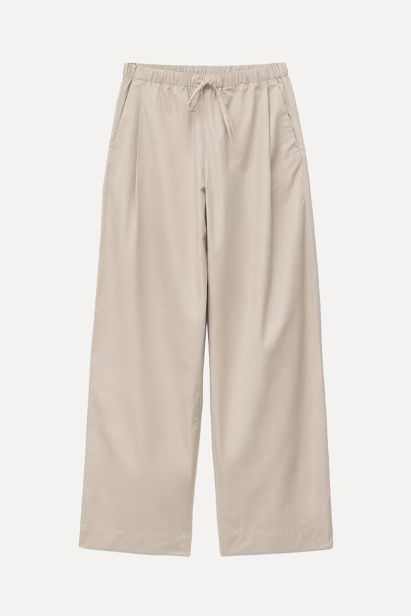 Cotton Twill Drawstring Trousers from & OTHER STORIES