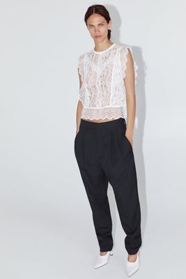 Guipure Lace Top from Zara