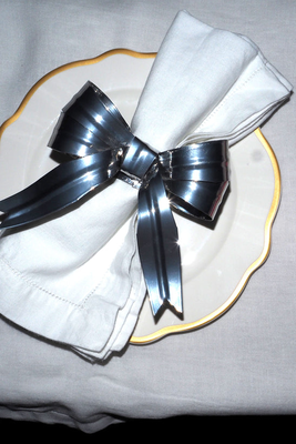 Set Of 4 Bow Napkin Rings  from Host