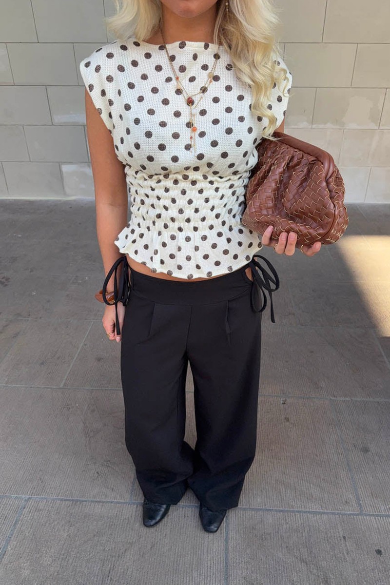 Seline Top With Polka Dots from Design By Si