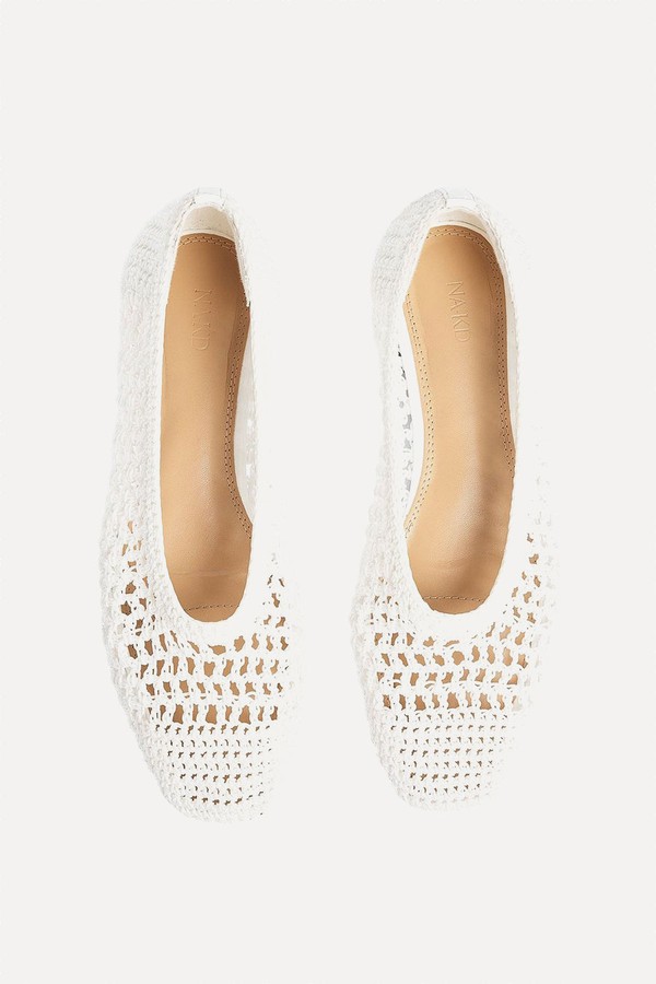 Crochet Ballerinas from NA-KD