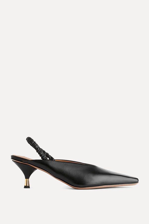 Slingback Leather Pumps from ARKET