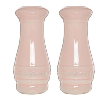 Two Piece Milky Pink Salt & Pepper Shakers Set