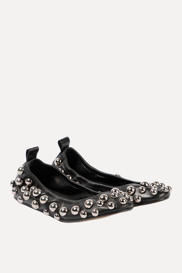 Belna Leather Ballet Flats from Isabel Marant