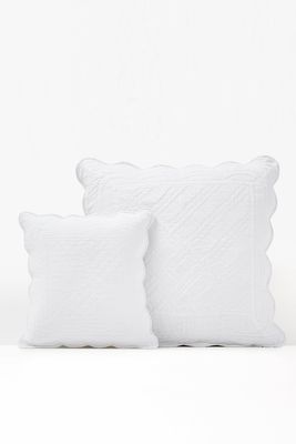 Scenario Quilted Cotton Cushion Cover from La Redoute