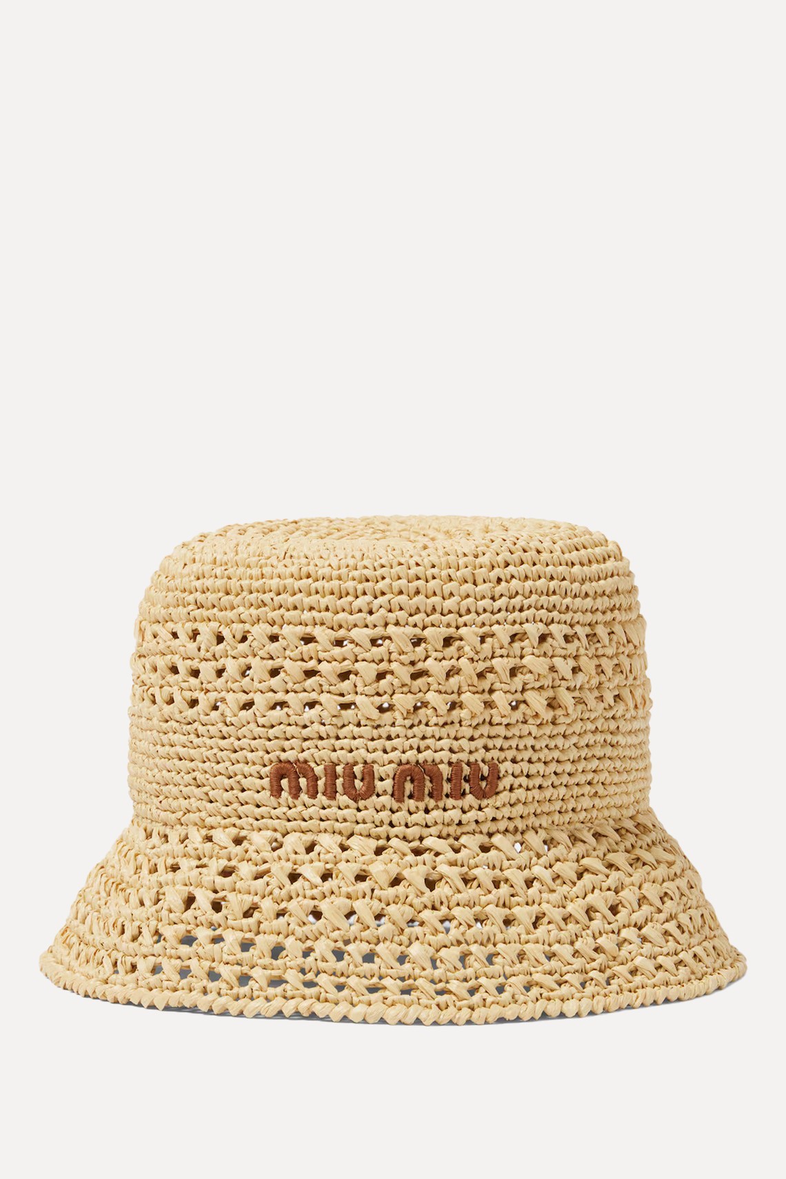 ​​ Crochet Bucket Hat from Miu Miu