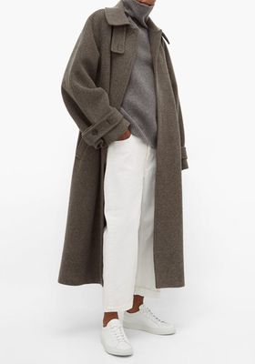 Oversized Raglan-Sleeve Wool-Blend Coat from Raey