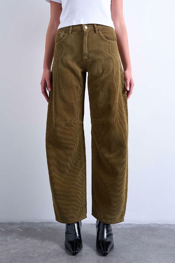 Barrel Mid Rise Jeans