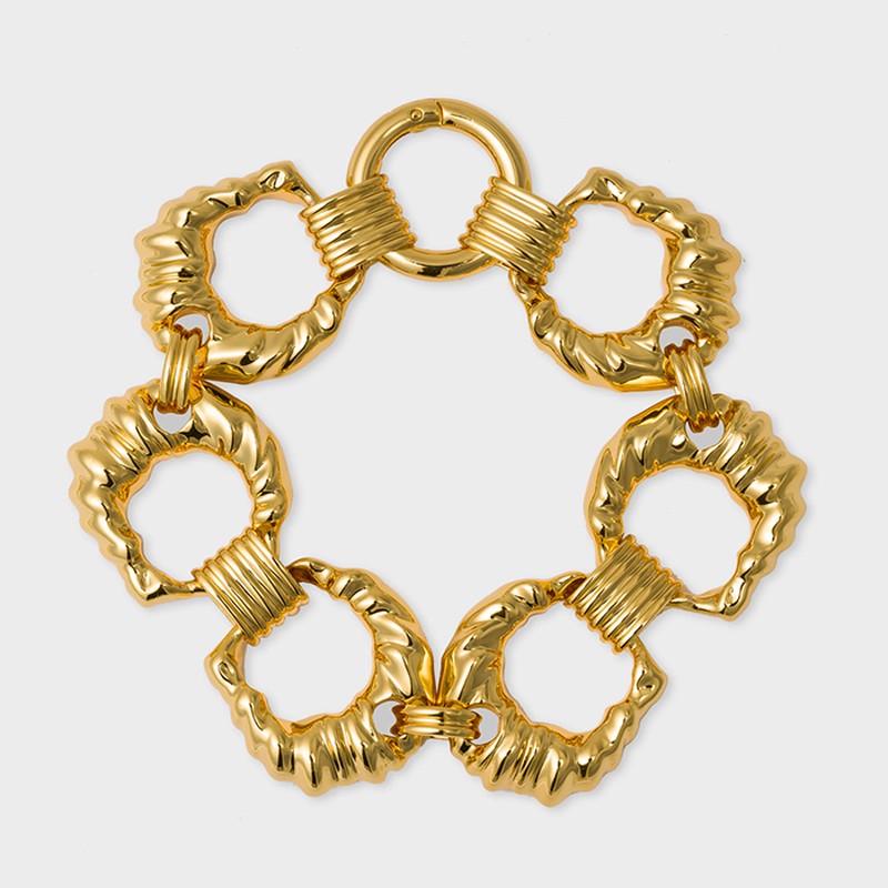 ‘Lyun’ Gold Plated Bracelet from Paul Smith