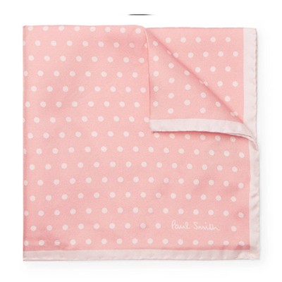 Polka-Dot Silk-Twill Pocket Square from Paul Smith