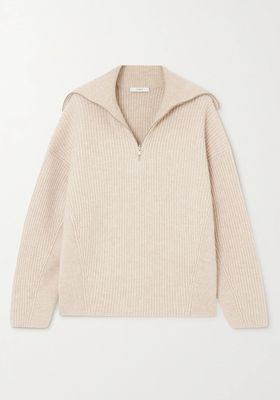 Ribbed Wool And Cashmere Blend Sweater from Vince
