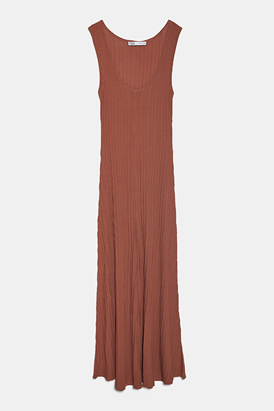 Long Knit Dress from Zara