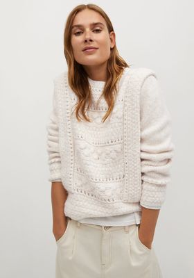 Open Knit Sweater from Mango