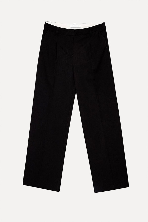 Wide Low Waist Suit Pants from na-kd