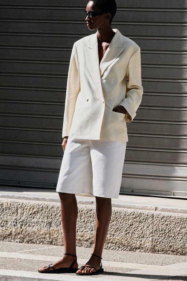 Knee-Length Denim Shorts from COS