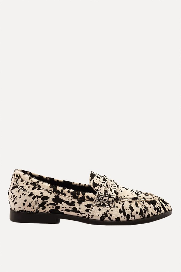 Sienna Suede Leather Ruched Loafers from Off The Hook