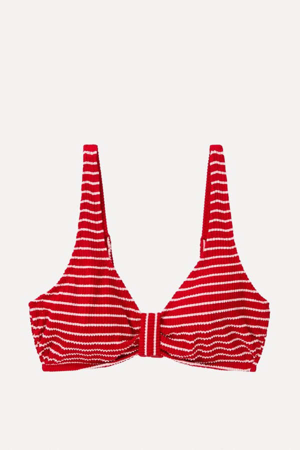Stripe Knot Bikini Top from Matalan