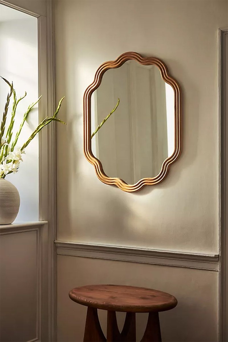 Clara Wood Mirror from Anthropologie