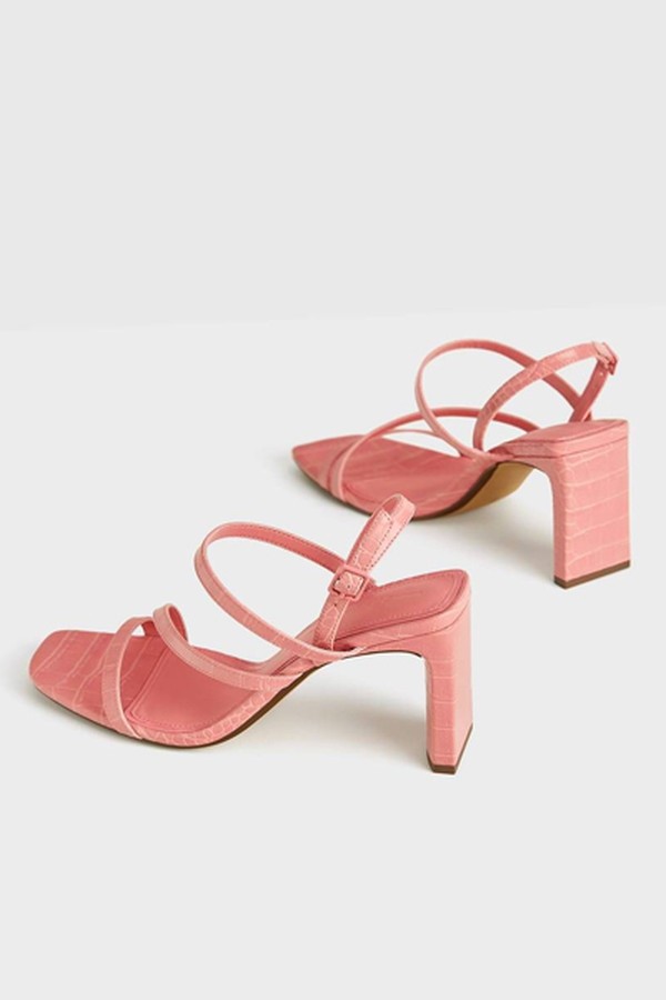 Multi-Strap Heeled Sandals from Bershka