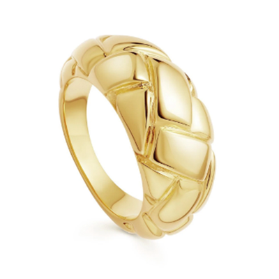 Gold Waffle Ring from Missoma X Lucy Williams