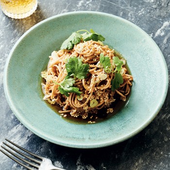 Brown Crab, Sesame Noodles & Ponzu