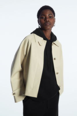 Short Twill Trench Coat from COS