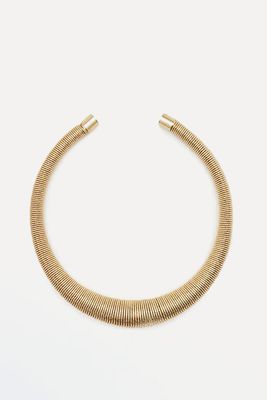 Textured Spiral Choker Necklace from Massimo Dutti