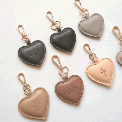 Various Leather Heart Key Chain from NayaPaperie