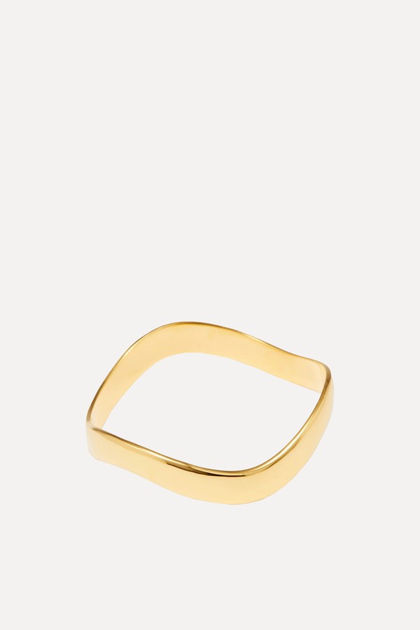 Kaur 18kt gold-plated bangle from Daphine X Monikh