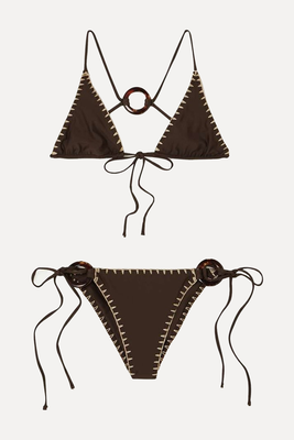 Alani & Delia Stretch-Econyl Triangle Bikini from Faithfull The Brand